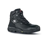 U.Power Drop Safety S3 Non Metallic Leather Upper Waterproof Boot 1Pr Black 5 UPGO1005405