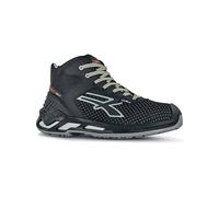 U.Power Jacob Safety S3 Aluminium Toe Cap Boot 1Pr Black 12 UPRS1013412