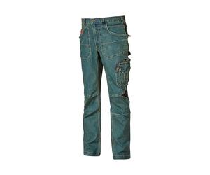 U-Power Men's Jeans, Rust Design, Straight Cut Trouser, Comfortable Cotton Fabric, Smart Fit, Casual Wear, Multi_Pockets, Straight Leg Pants (RUST JEANS 52)