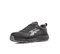 U Power Men's Scarpe Antinfortunistiche Da Lavoro Fire Safety Shoes, Black and Grey, 7 UK