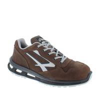 U-Power Men's Tiki ESD S3S Lace-Up Nubuck Safety Trainers in Brown | Size: 11 U-Power Brown 11
