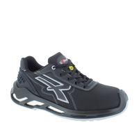 U-Power Men's Zorbi ESD S3S Lace-Up Safety Trainers in Black | Size: 5 U-Power Black 5