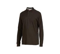 U POWER | Polo da alvoro LIVE, Manica Lunga, Slim Fit in Piquet di PolyCotone con Collo a Costine e Bottoni, Confeziona da 3 pezzi, 65% Cotone 35% Poliestere