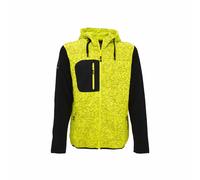 U-Power Rainbow Full-zip Work Sweatshirt Soft Fleece Inside Yellow L