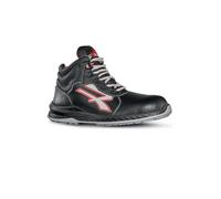 U-Power Red Industry® Boston, Safety Shoes, High, Lightweight and Flexible, Anti perforation, Anti Puncture, with Infinergy Insert, with Aluminium Toe Caps (Black 41)