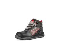 U-Power Red Industry® Boston, Safety Shoes, High, Lightweight and Flexible, Anti perforation, Anti Puncture, with Infinergy Insert, with Aluminium Toe Caps (Black 42)