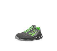 U-Power Red Lion Point, Unisex Safety Shoes, Lightweight, Flexible, Anti Puncture Leather Trainers, with Infinergy Insert, with Aluminium Toe Caps (Grey & Green 39)