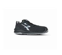 U-Power RI20414 Linea Red Industry Model MONACO Low Safety Shoes, S3 SRC CI ESD, Black, 41 Size