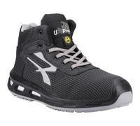 U Power Stego Redlion Safety Shoe Black