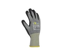 U-Power Tango Nylon HPPE Nylon Work Gloves with Touchscreen Anti-Cut C for Mechanical Hazard Protection, Thermal Gray, Yellow, 7/S, 12 Pack