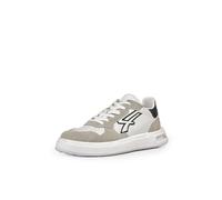 U-Power UB20029 Urban Modèle Helix Sneakers Basse da Lavoro, Blanc/Noir/Beige, OB SR, 47 Taille