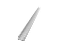 U-Profile Aluminium, 6063 Aluminum U-Channel 50cm Length Multiple Sizes Glass Covered Edge Strip(10x10x1mm)
