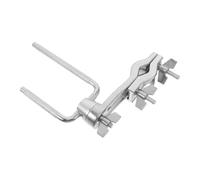 U Rod Cowbell Clamp Drum Accessory for Live Performances Black Metal | Secure Grip, Quick Angle Adjustments, Versatile Mounting Bracket, Clamp Mouth Grooves, Drum Classrooms