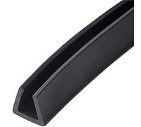 U Rubber Sealing Strip, U-Shaped Edging Extremely Hard Wearing and Washable.Flat Angle(2mmx6mmx20mmx1m)