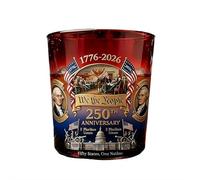 U.S. 250th Anniversary Commemorative Whiskey Bottle, America 250th Anniversary “we The People” Exquisite Craftsmanship Heritage Whiskey Glass Bottle (B)