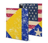 U.S.A And Bosnia And Herzegovina Vintage Flag Funny Tablet Case Compatible with IPAD Pro 2020 （11in）/2020 （10.2in）/2020 AIR 4 （10.9in）/Pro 2021 （11in）/Air4/Air5 （10.9in） Personality Protective Cover W