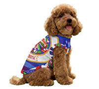 U.S.A And Minnesota State Flag Soft Dog Vest Shirt Ice Silk Tank Top