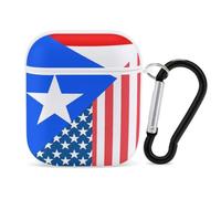 U.S.A And PuertoRico Flag Case Compatible with AirPods 2nd 1st