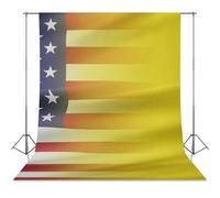U.S.A And Vatican Flag Photo Backdrop Polyethylene Studio Background for Photography Video Broadcast Photoshoot