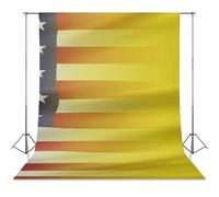 U.S.A And Vatican Flag Photo Backdrop Polyethylene Studio Background for Photography Video Broadcast Photoshoot