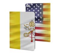 U.S.A And Vatican Flag Stylish Tablet Case Compatible with ipad Mini 1/2/3/4/5 (7.9in) TPU Anti-Scratch Covers