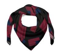 U.S.A Barcode Flag Freedom for Sale Women's Novelty Bandanas Lightweight Square Head Scarf Versatile Satin Scarves for Neck Hair Bag