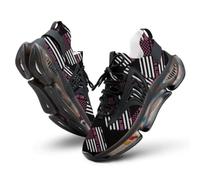 U.S.A Breast Cancer Awareness Men’s Running Shoes Comfortable Sneakers