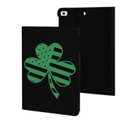 U.S.A Clovers Flag Cute Tablet Case Unisex Slim Hard Protective Cover Compatible with iPad 9th/ 8th/ 7th