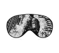 U.S.A. Firefighter Fight Flames Sleep Eye Mask Night Shade Cover Soft Adjustable for Travel Naps