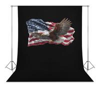 U.S.A Flag And Eagle1 Abstract Photography Backdrop Washable Photo Studio Backdrops Background for Party Video Shooting