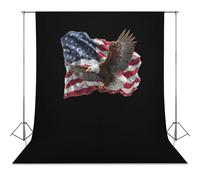 U.S.A Flag And Eagle1 Abstract Photography Backdrop Washable Photo Studio Backdrops Background for Party Video Shooting