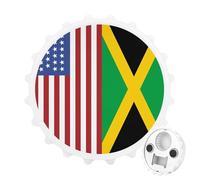 U.S.A Flag Jamaican Flag Bottle Opener Refrigerator Magnetic Portable Decorative Gifts Stick Photos Notifications Or Reminders