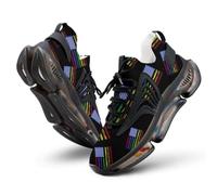 U.S.A Flag Rainbow LGBTQ Gay Men's Running Shoes 12men（EUR46）