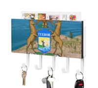 U.S.A. Michigan Sleeping Bear Dunes Key Holder Hanger Rack Mail Organizer