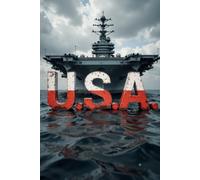 U.S.A. Navy Aircraft Carrier Notebook - Black Cover, 6x9 Inches, 100 Pages, Patriotic Journal for Military Enthusiasts, Veterans & History Lovers