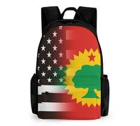 U.S.A. Oromo Liberation Front Flag Fashion Backpack Cute Mini Bag Daypack Unisex