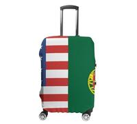 U.S.A. Portugal Portuguese Flag Suitcase Cover Elastic Luggage Covers Protectors L
