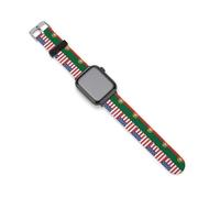 U.S.A. Portugal Portuguese Flag Watch Strap Compatible with IWatch Adjustable Silicone Sports Band