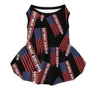 U.S.A. Software Developer Dog Clothes Puppy Dress Outfit 2XL | Large Dogs Pet Clothes Ruffled Dresses T-shirt Tops