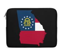 U.S.A. State Georgia Flag Map Cute Laptop Sleeve Case Briefcase Protective Carrying Cover for 10 12 13 15 17 Inches