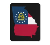 U.S.A. State Georgia Flag Map Gaming Mousepad Anti-Slip Rubber Base