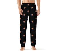 U.S.A. State of Arizona Flags Heart Men's Pajama Pants Lightweight Pjs Bottoms Lounge Pants Sleepwear Soft