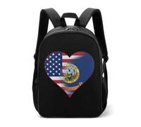 U.S.A. State of Idaho Flags State Casual Daypack Daily Backpacks Travel Shoulder Bag with Adjustable Straps for Women Men