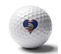 U.S.A. State of Idaho Flags State Custom Golf Ball Soft Practice Golf Balls Performance Distance And Speed for Indoor Outdoor