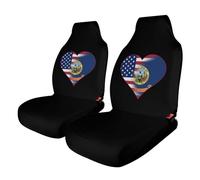 U.S.A. State of Idaho Flags State Cute Car Seat Covers 2PCS