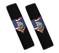 U.S.A. State of Idaho Flags State Funny Car Seat Belt Pads Soft Shoulder Seatbelt Pads Protector Car Interior Accessories