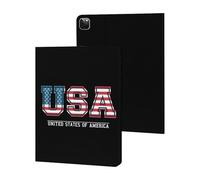 U.S.A U.S. Flag Cute Tablet Case Unisex Slim Hard Protective Cover Compatible with iPad 9th/ 8th/ 7th