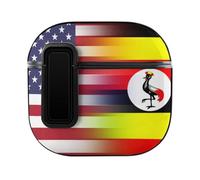 U.S.A Uganda Flag Slim Compatible with Airpods 4 Case Protective Hard Cover Skin