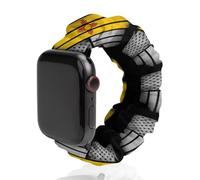 U.S.A Vintage New Mexico Flag Smartwatch Replacement Band Compatible with IWatch Soft Elastic Wristbands Watch Strap 38mm/40mm