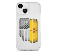 U.S.A Vintage New Mexico Flag TPU Mobile Phone Basic Cases Compatible with iPhone 13 Mini/13/13 Pro/13 Pro Max Anti-Scratch Covers